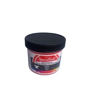 Speedball Red Screen Printing Ink 4oz Fabric Paper‎ Cardboard Water-Based